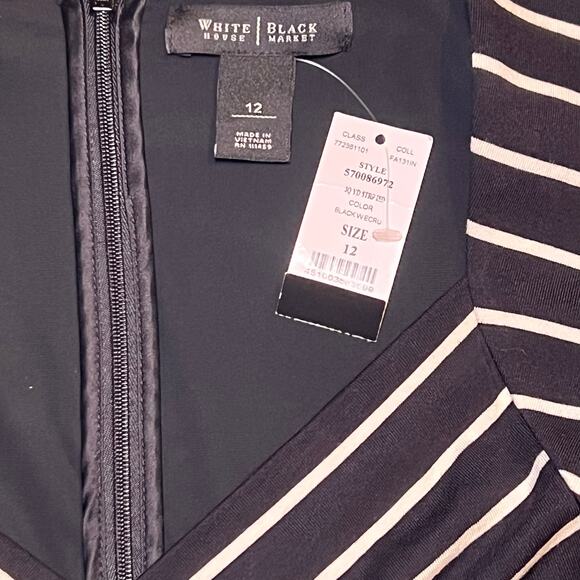 White House Black Market "Instantly Slimming" Sheath Dress. NWT Size 12 - Picture 3 of 8
